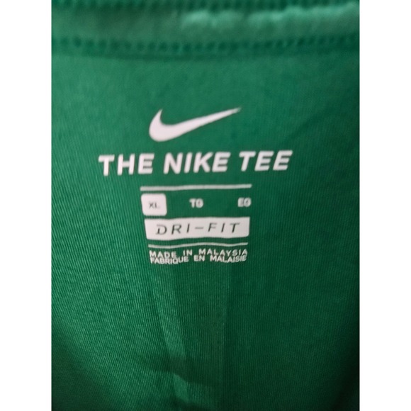 Nike Dri Fit Green T-Shirt Men's XL Athletic Performance Tee - Picture 3 of 4